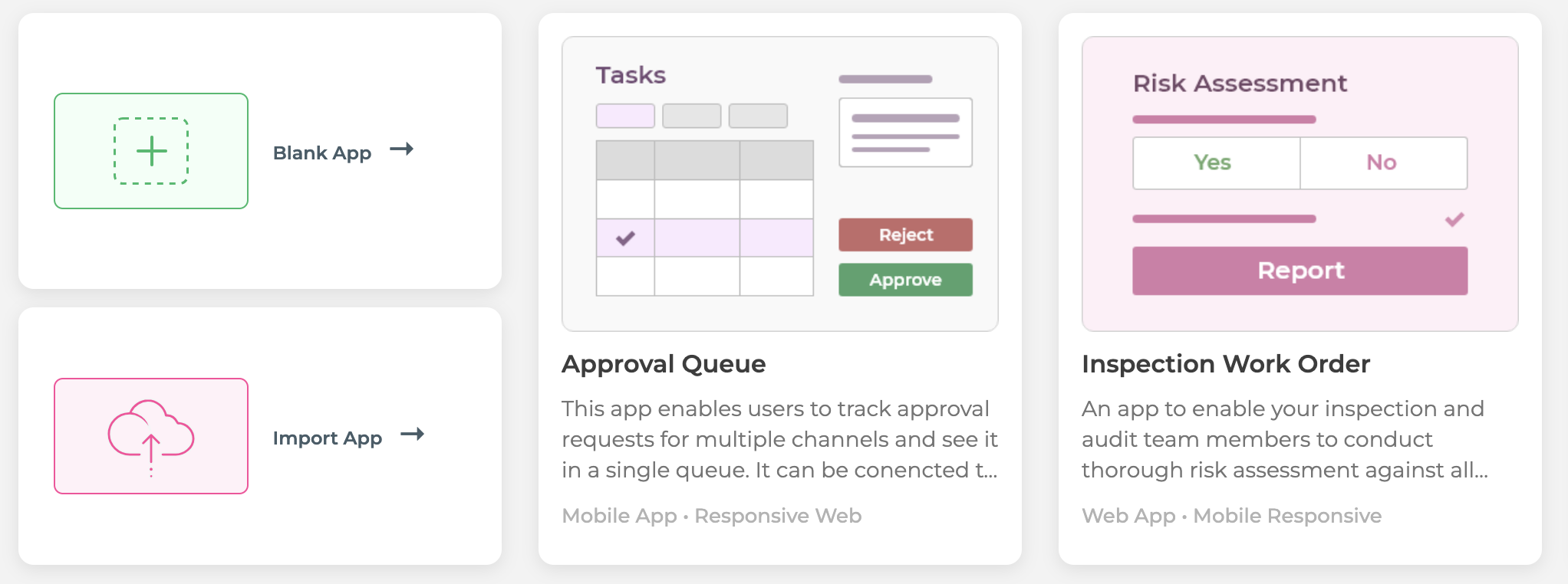 Create new application